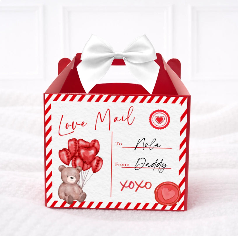 Valentines treat box - love mail