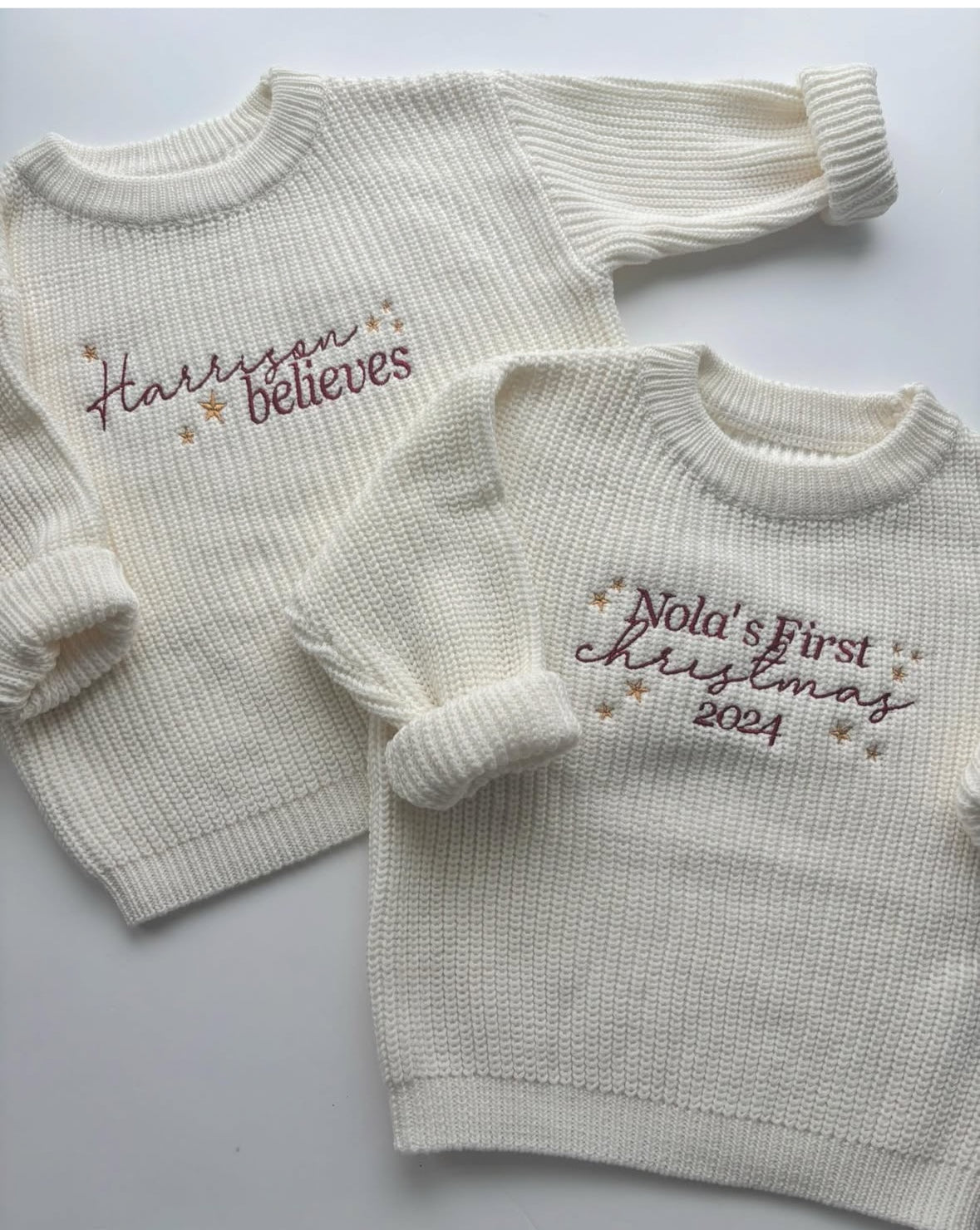 Personalised Knitted Christmas Jumper