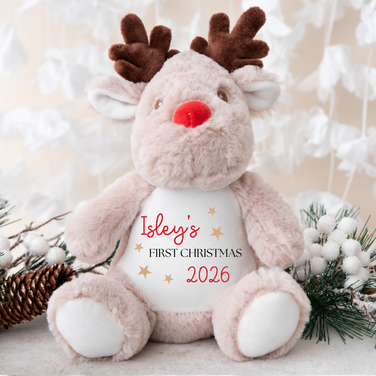 Personalised 1st Christmas Reindeer