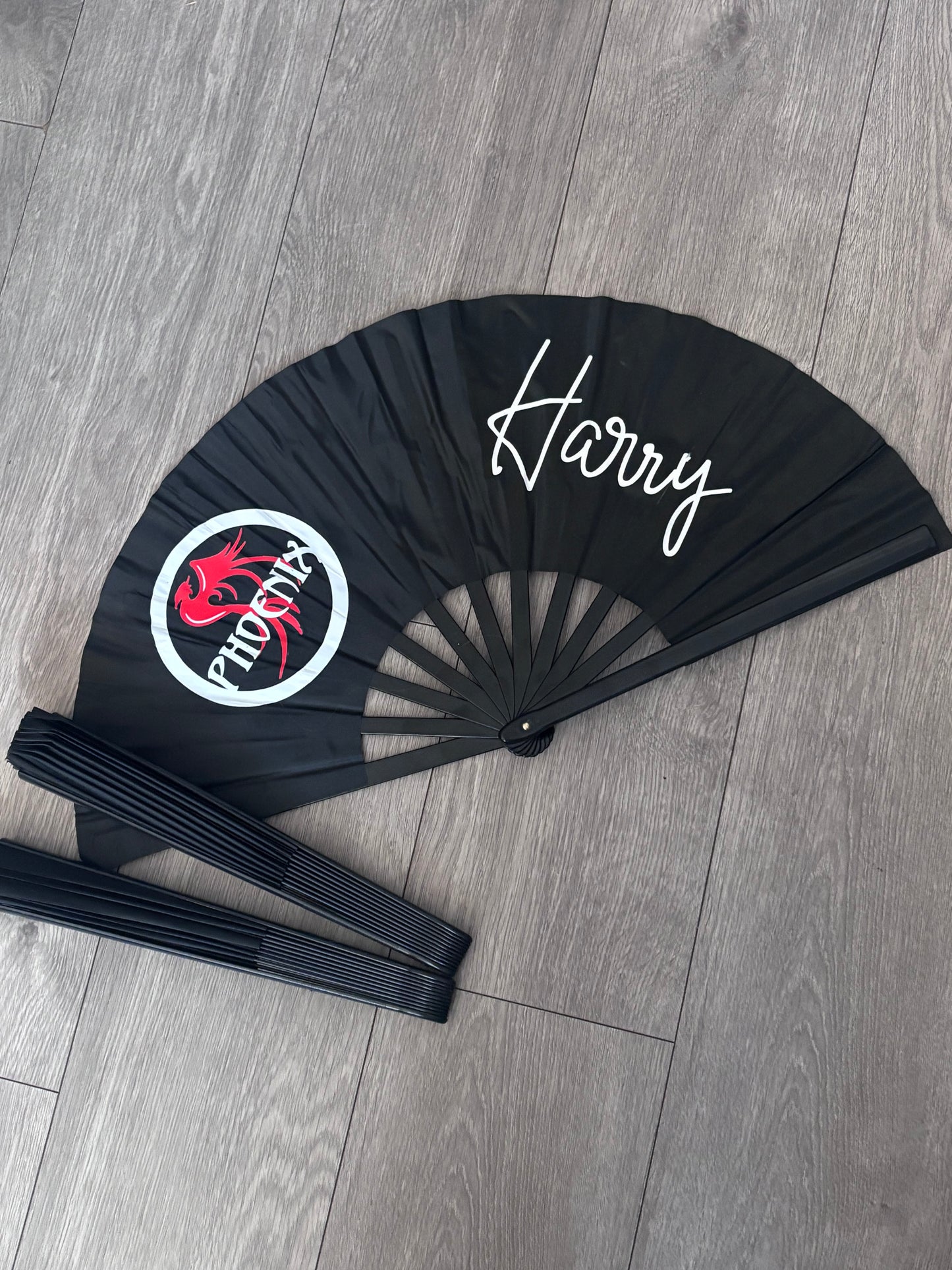Giant Phoenix handheld fan