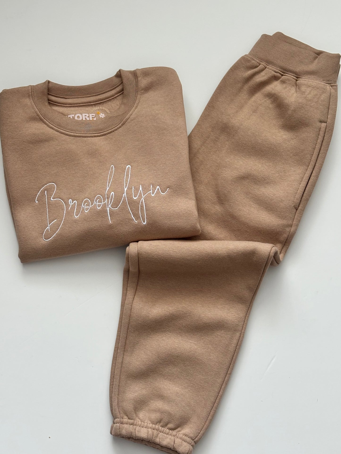 Embroidered Script Name Tracksuit