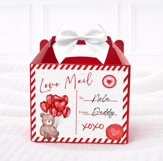 Valentines treat box - love mail