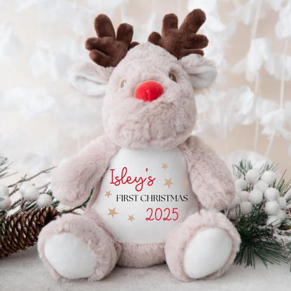 Personalised 1st Christmas Reindeer