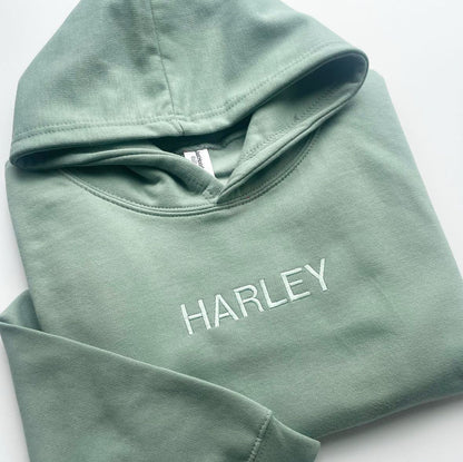 Personalised block name hoody