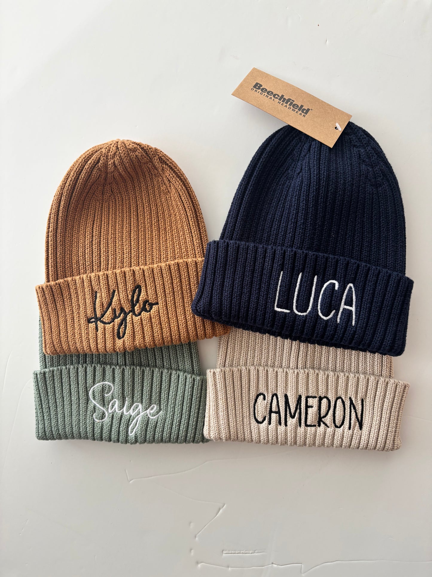 Personalised embroidered Beanie