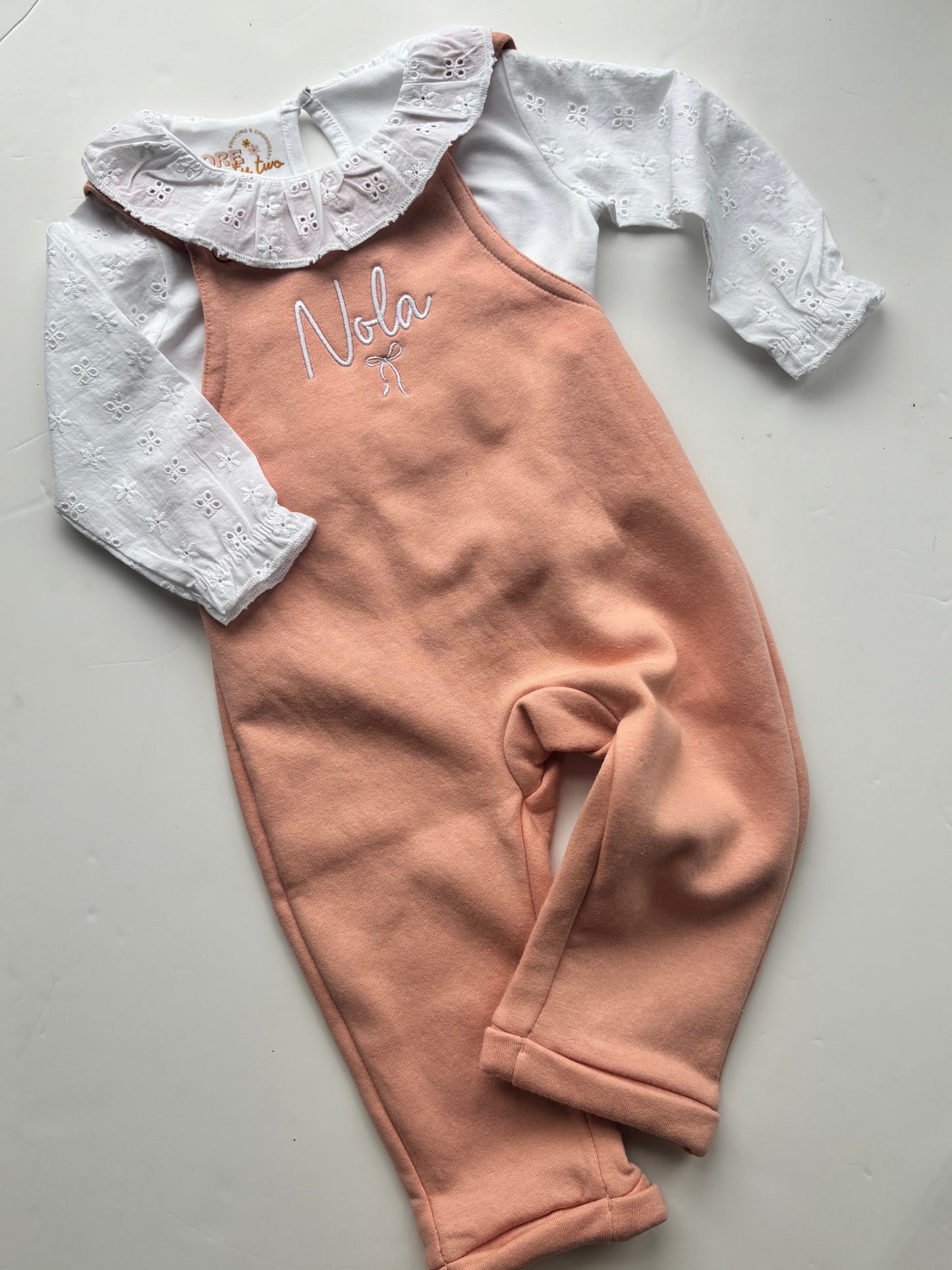 Personalised 2 Piece Dungaree Set