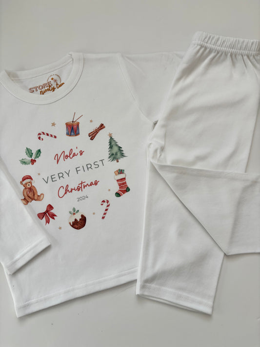 Personalised First Christmas Pyjamas