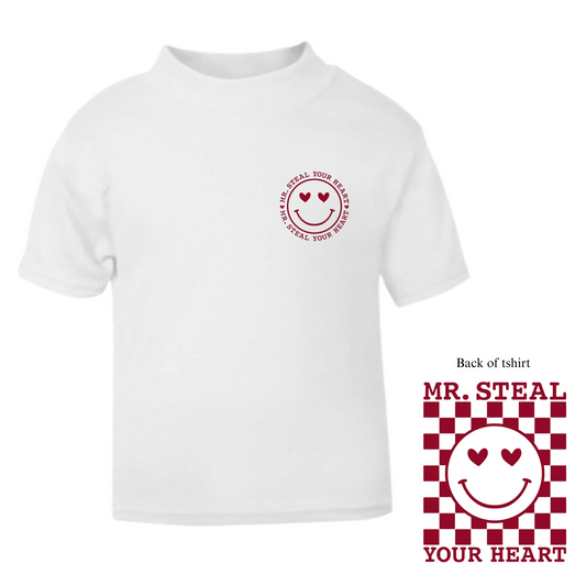 Mr steal your heart t-shirt