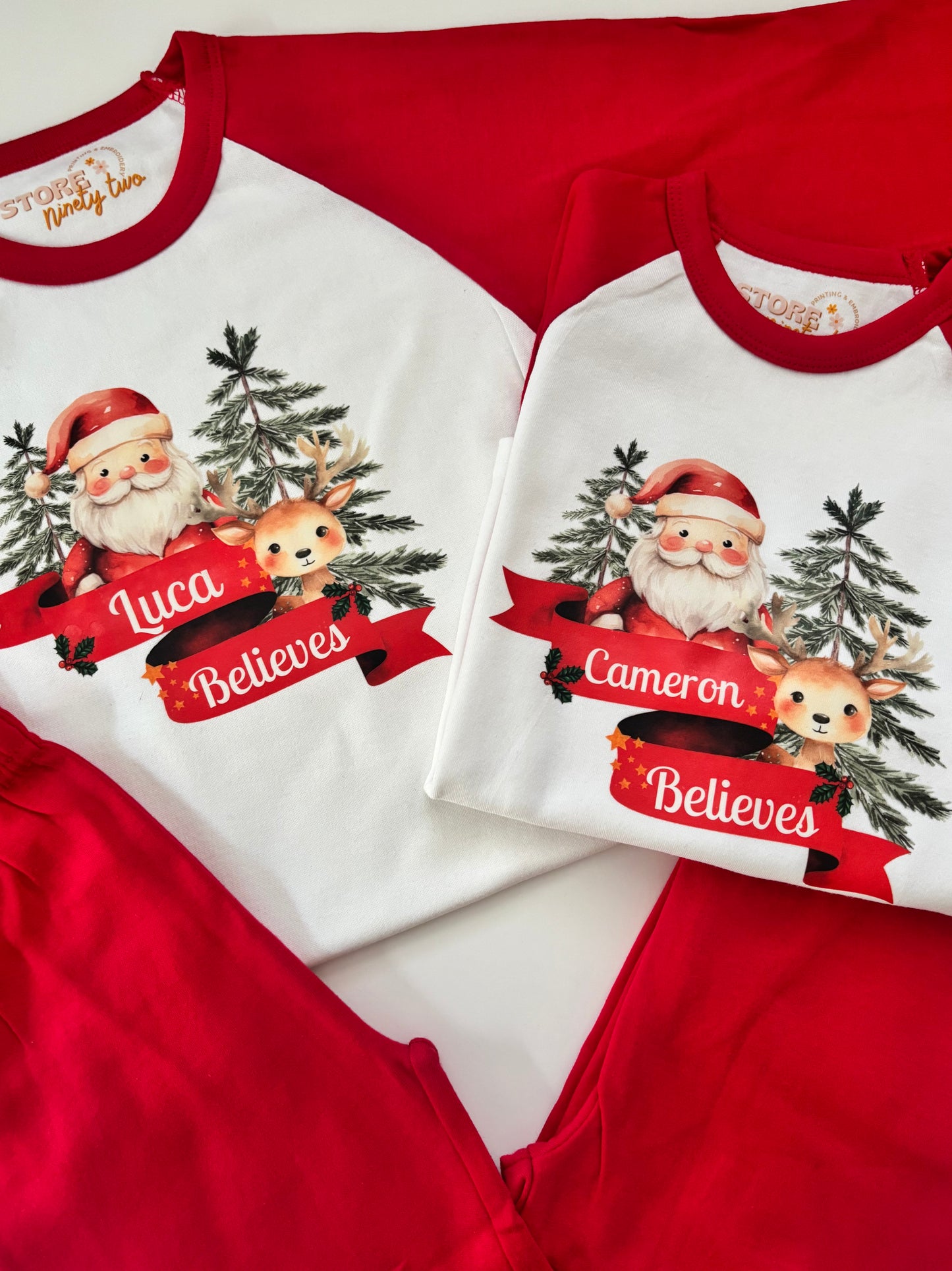 Personalised Santa "Believes" Pyjamas