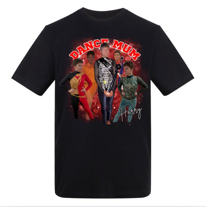 Dance mum photo collage t-shirt