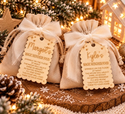 Personalised Wooden Reindeer Food