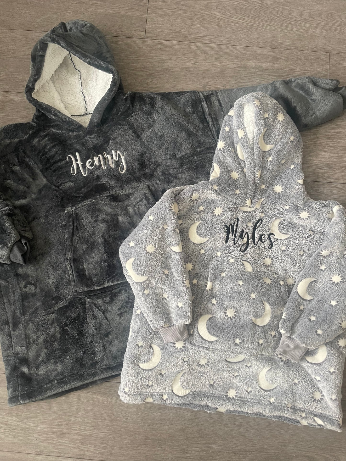 Personalised Embroidered Hoody Blanket