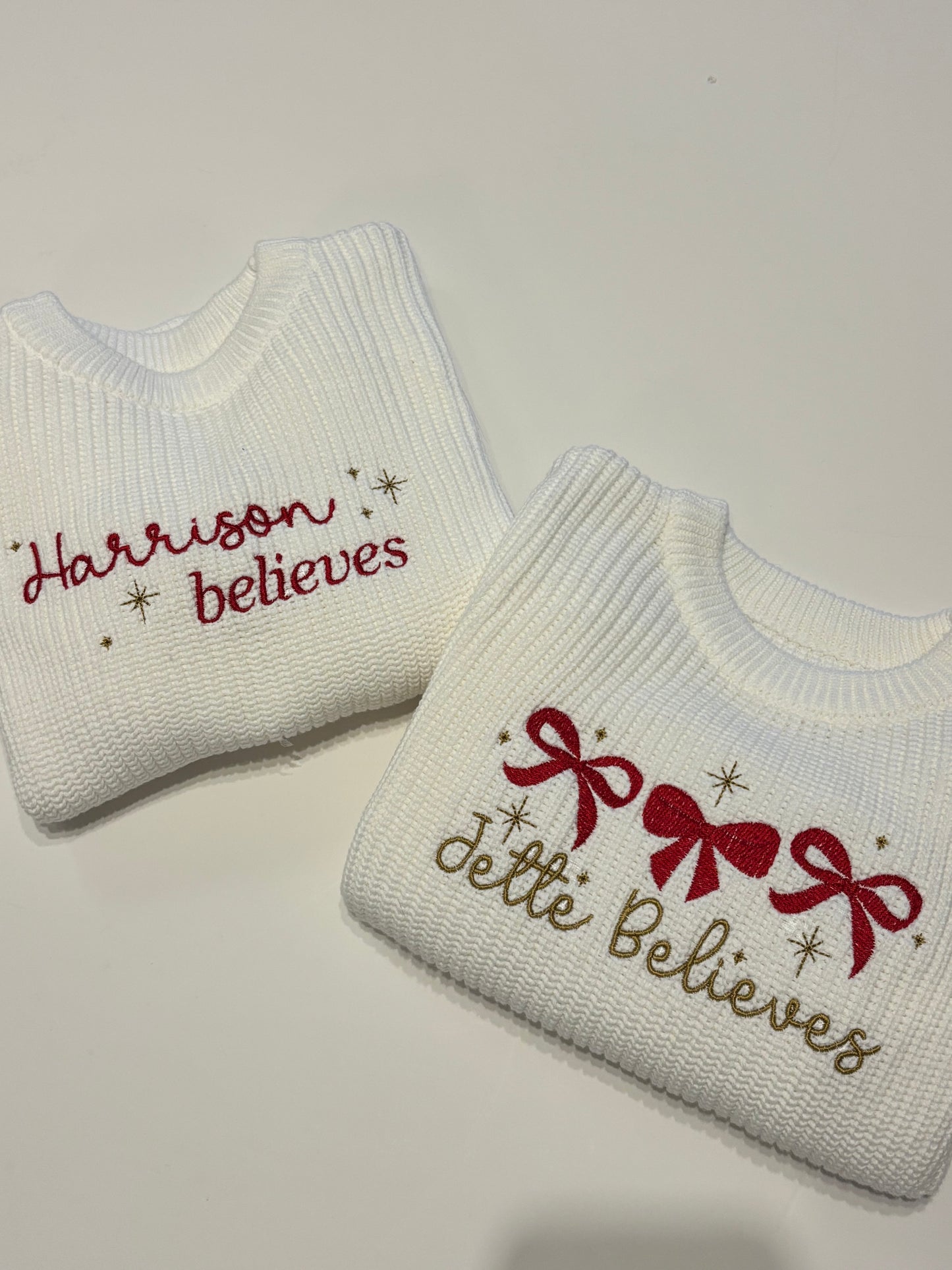 Personalised Knitted Christmas Jumper