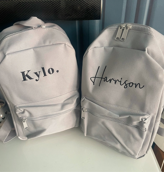 Personalised Embroidered Backpack