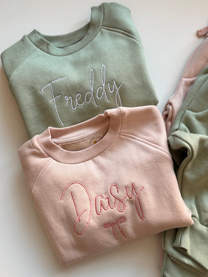 Personalised Embroidered Fleece Loungewear