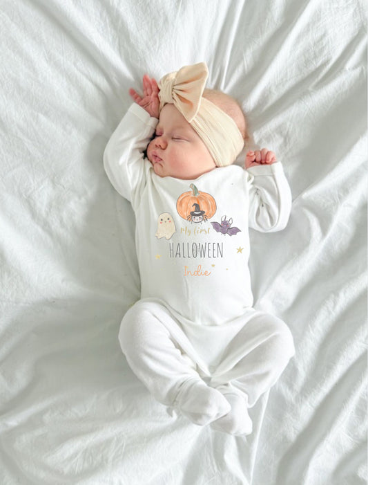 First Halloween babygrow