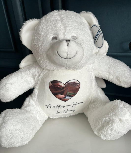 Personalised angel bear