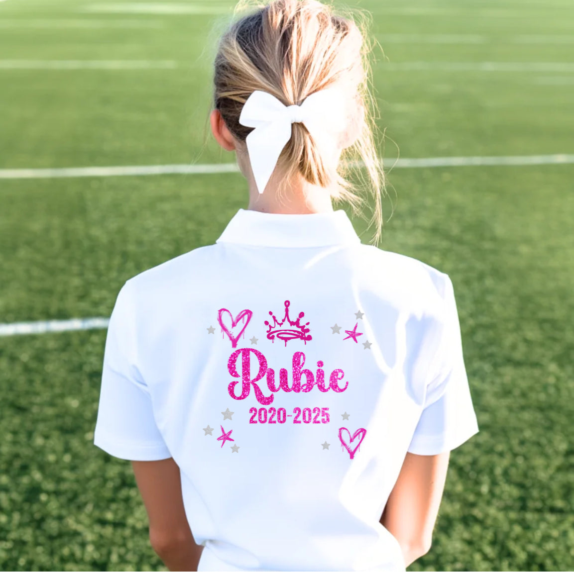 Girls graffiti leavers shirt