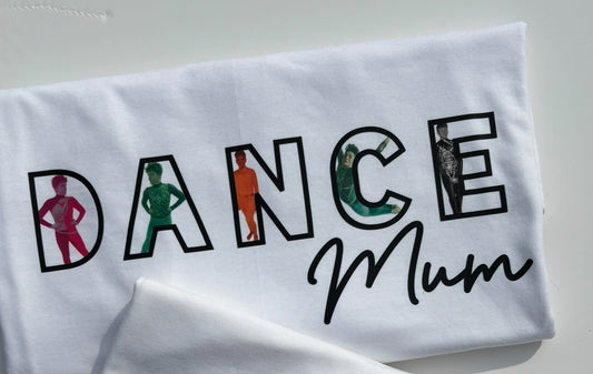 Dance mum photo t-shirt