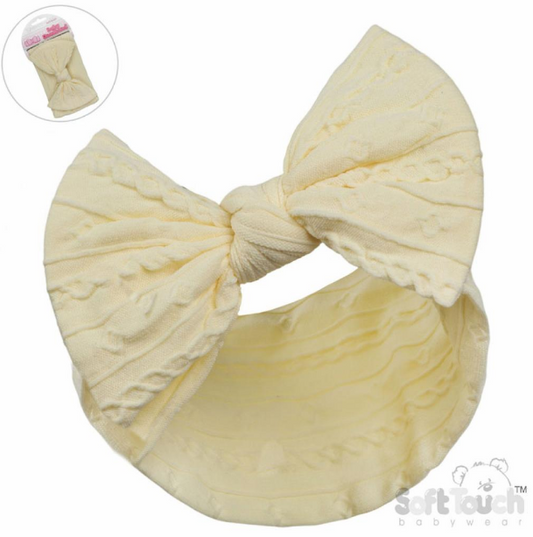 Lemon Cable Bow Headband