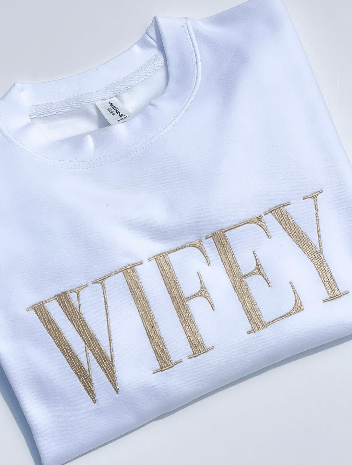 Embroidered Wifey/Bride Sweatshirt