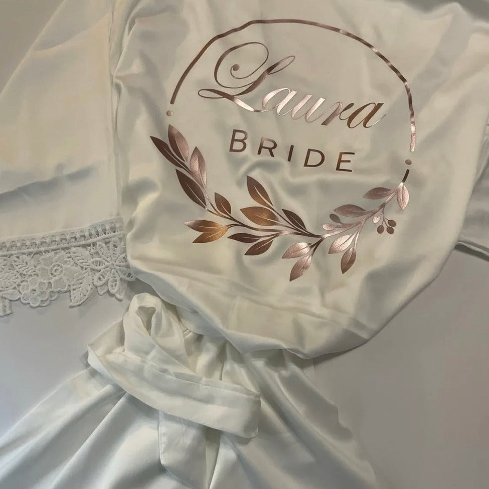 Adult Personalised Wedding Robe