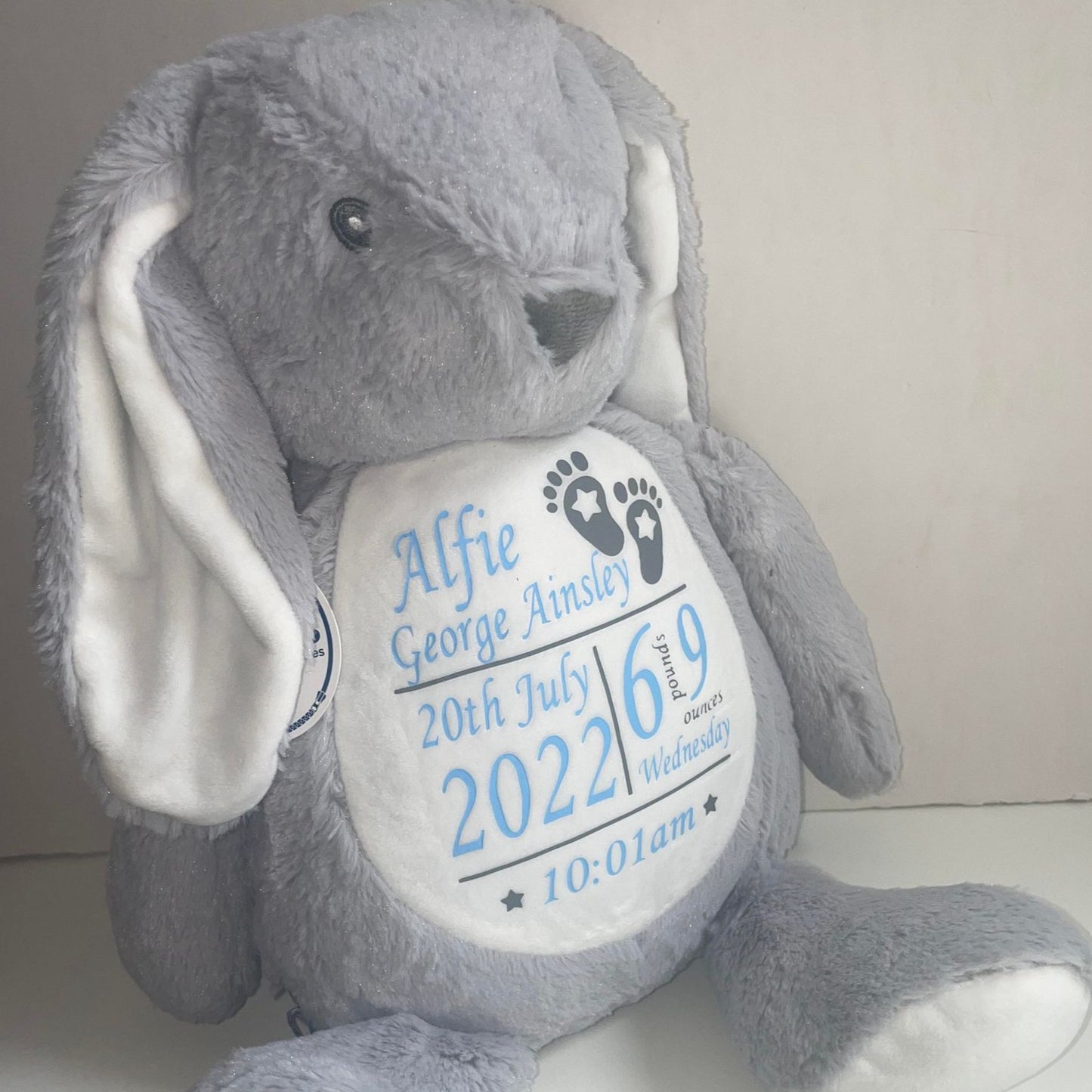 Personalised Birth Detail Bunny